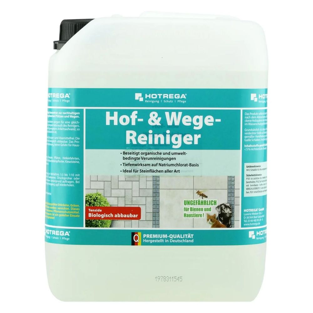 Nettoyant terrasse 5 litres concentré, nettoyant allée, nettoyant sol extérieur