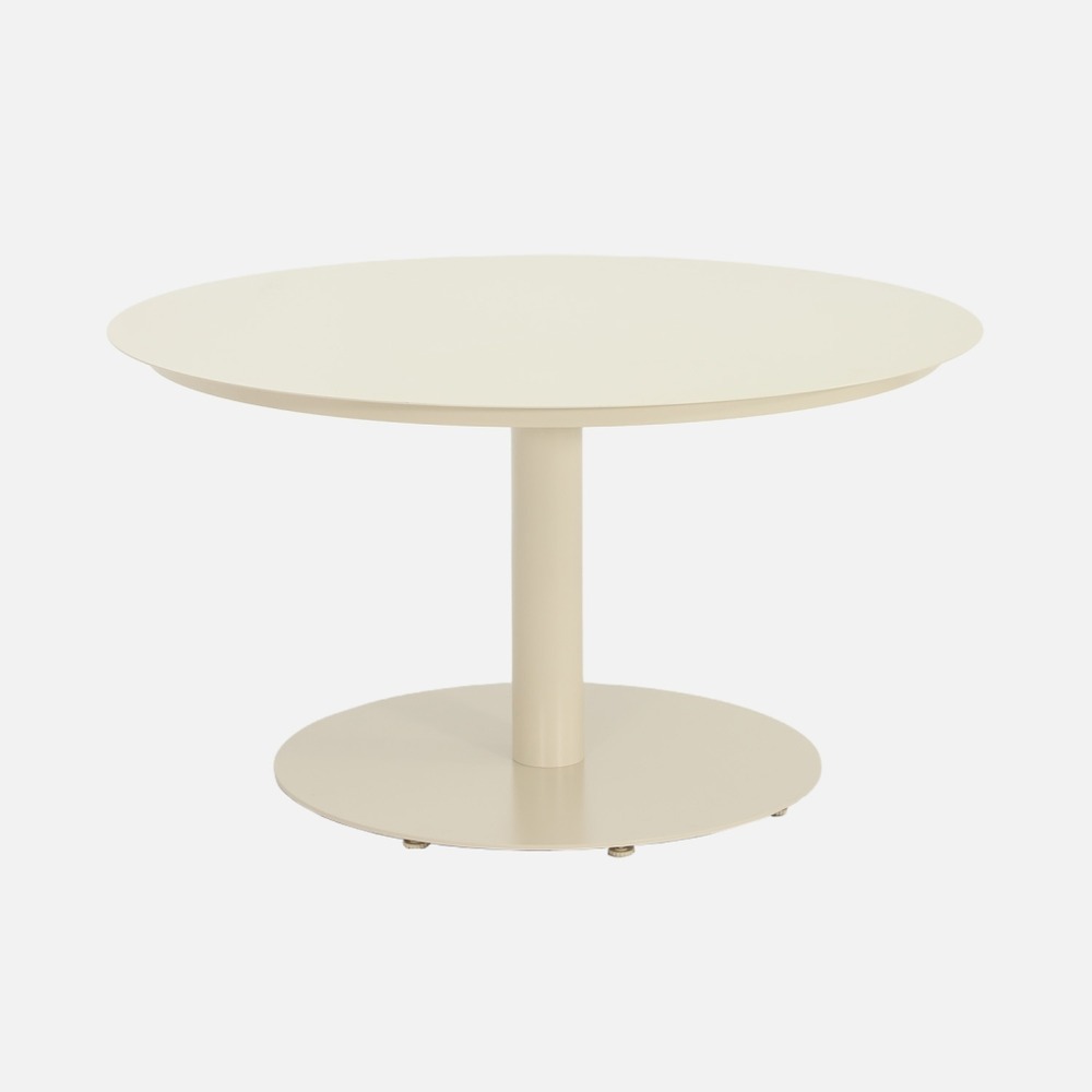 Table de jardin ronde aluminium 6 places - oreva