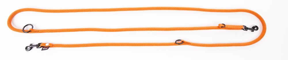 Martin sellier - laisse 3 positions pour chiens en nylon martin sellier - laisse avec mousqueton carabine