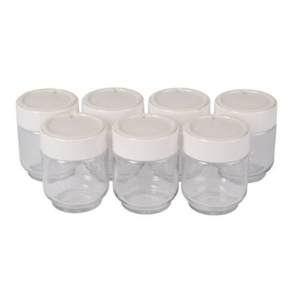 Lot de 7 pots de yaourt - moulinex