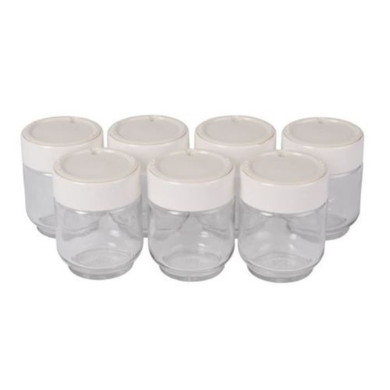 Lot de 7 pots de yaourt - moulinex