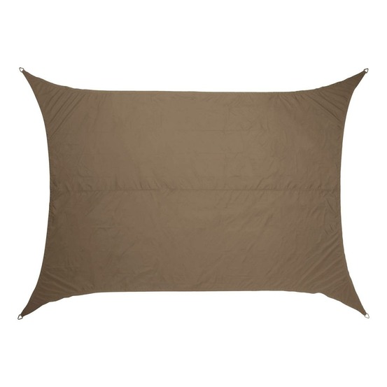 Voile d'ombrage elyora 3x2m café