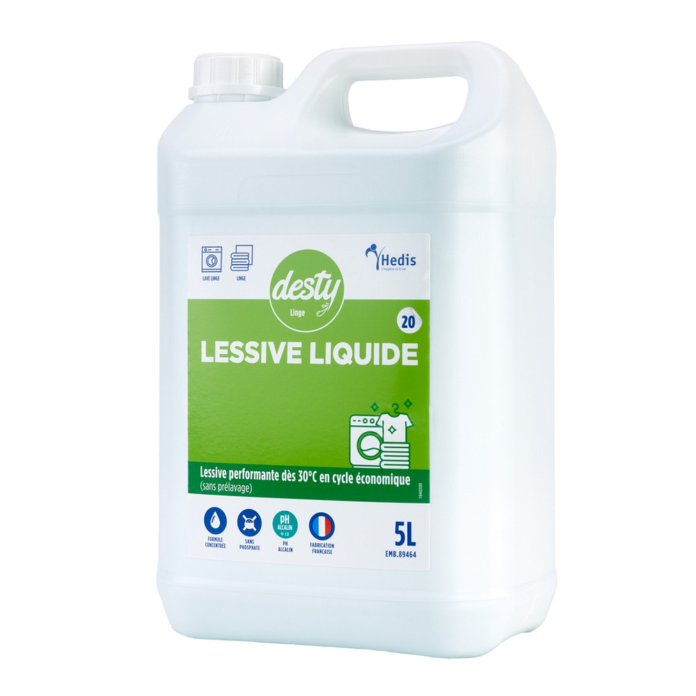 Desty lessive liquide bidon de 5l - elcopharma