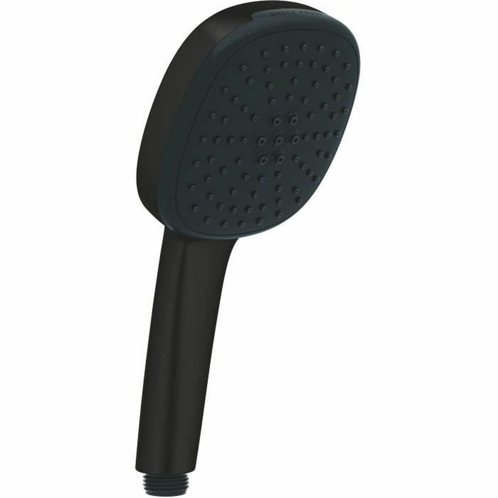 Pommeau de douche vitalio comfort 110 - 2 jets (pluie/stimulant) economie d'eau - noir mat