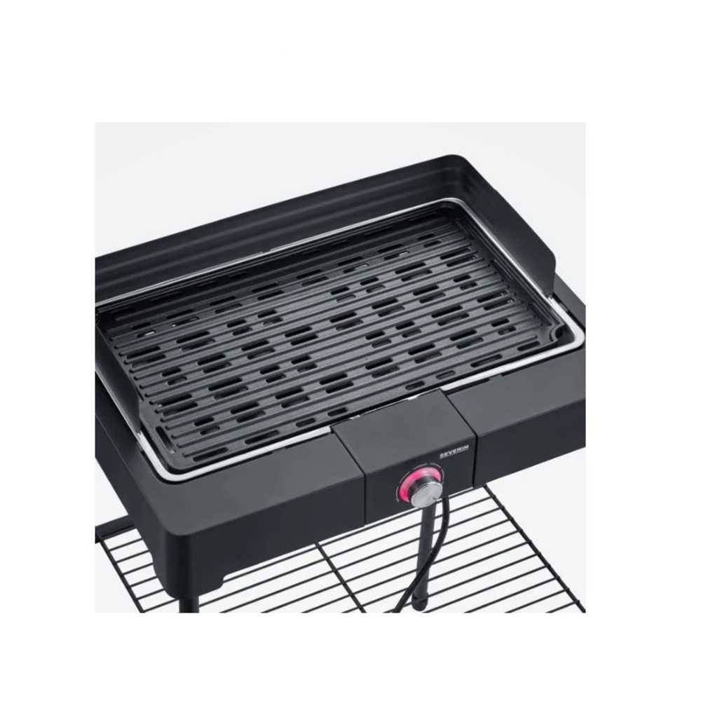 Barbecue électrique sur pieds 2200w noir - pg8568