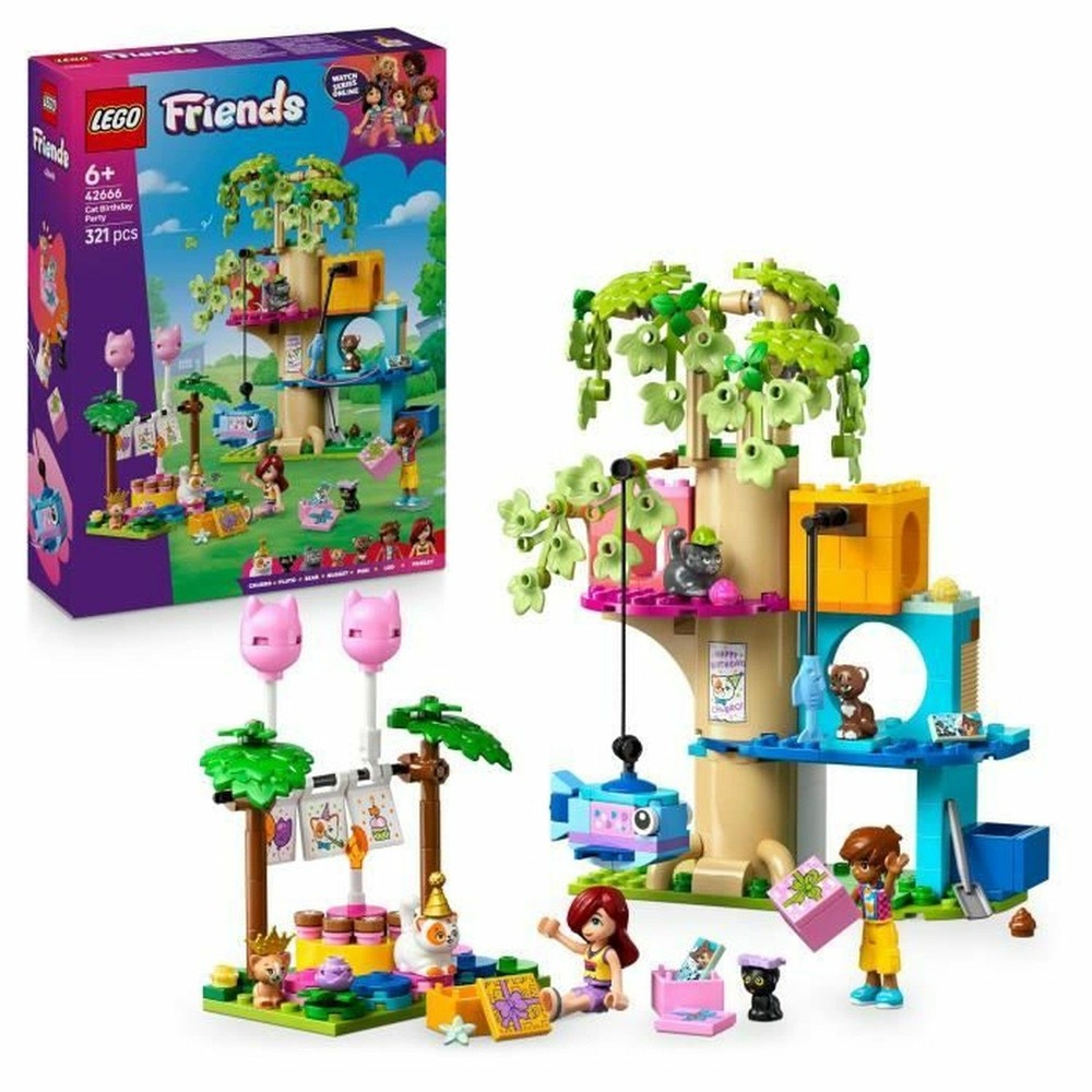 Lego friends la fête d'anniversaire et l'arbre à chats