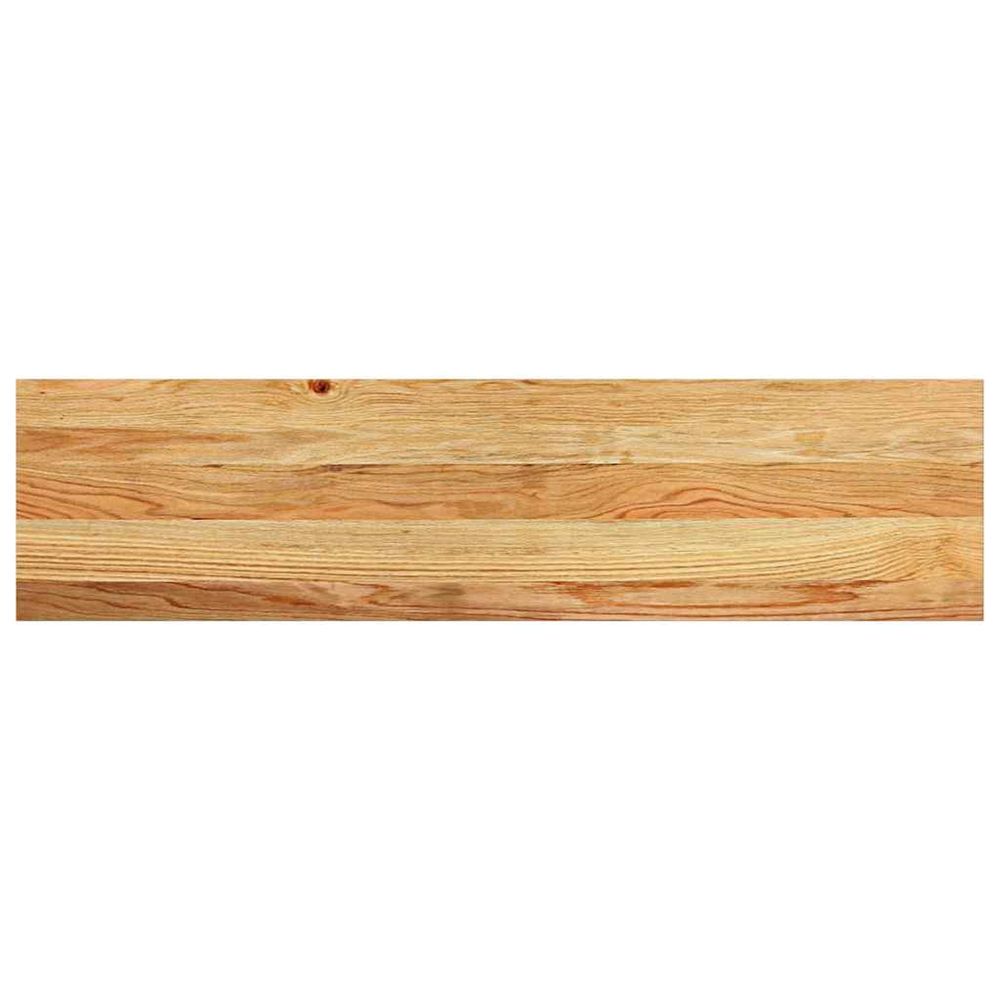 Marches d'escalier 2 pcs marron clair 100x30x2 cm chêne massif