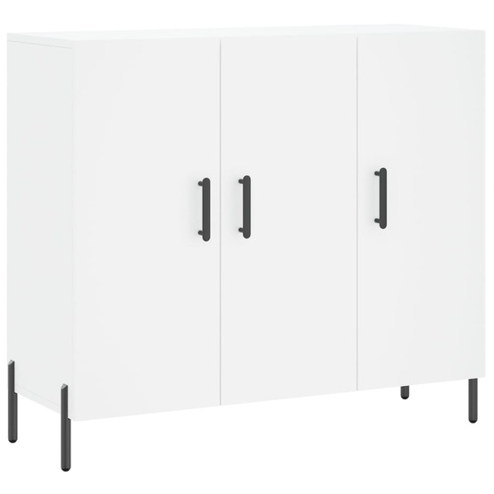 Buffet bahut commode armoire meuble de rangement organisateur cuisine salle de séjour salon 90 x 34 x 80 cm bois d'ingénierie