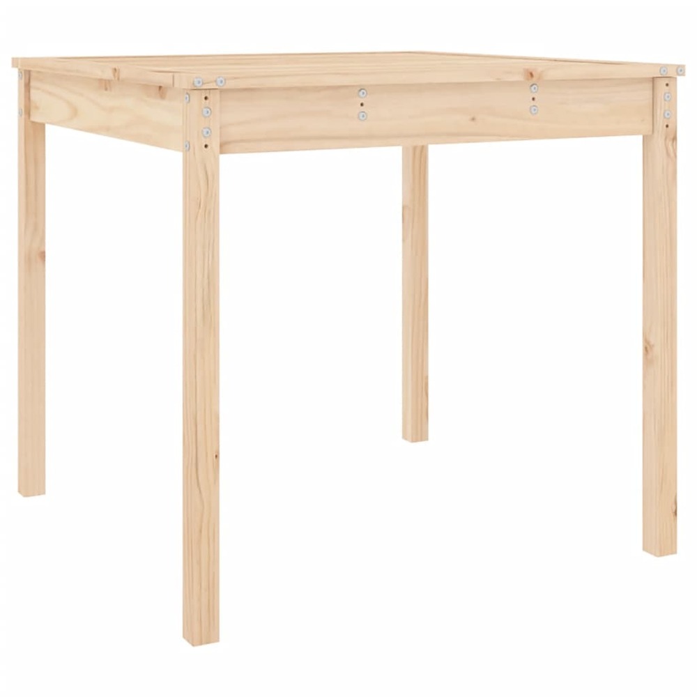 Table de jardin 82,5x82,5x76 cm bois massif de pin