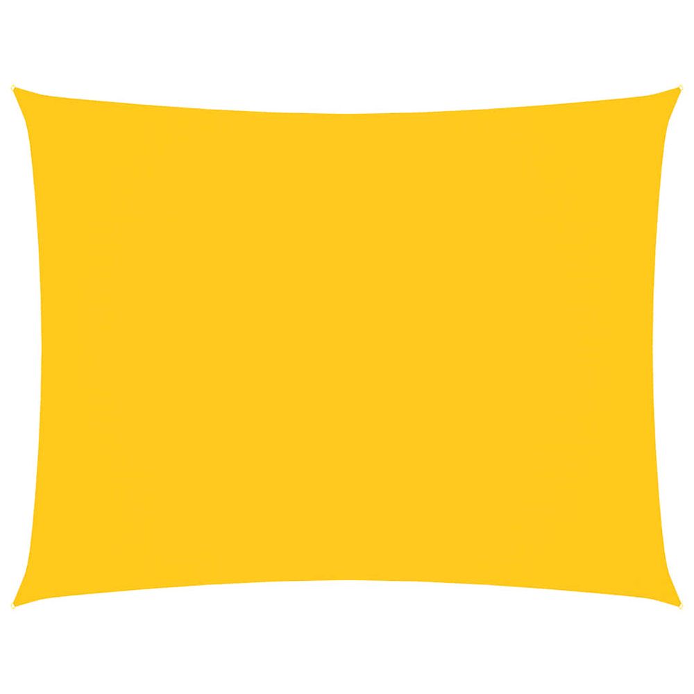 Voile de parasol tissu oxford rectangulaire 2,5x4 m jaune