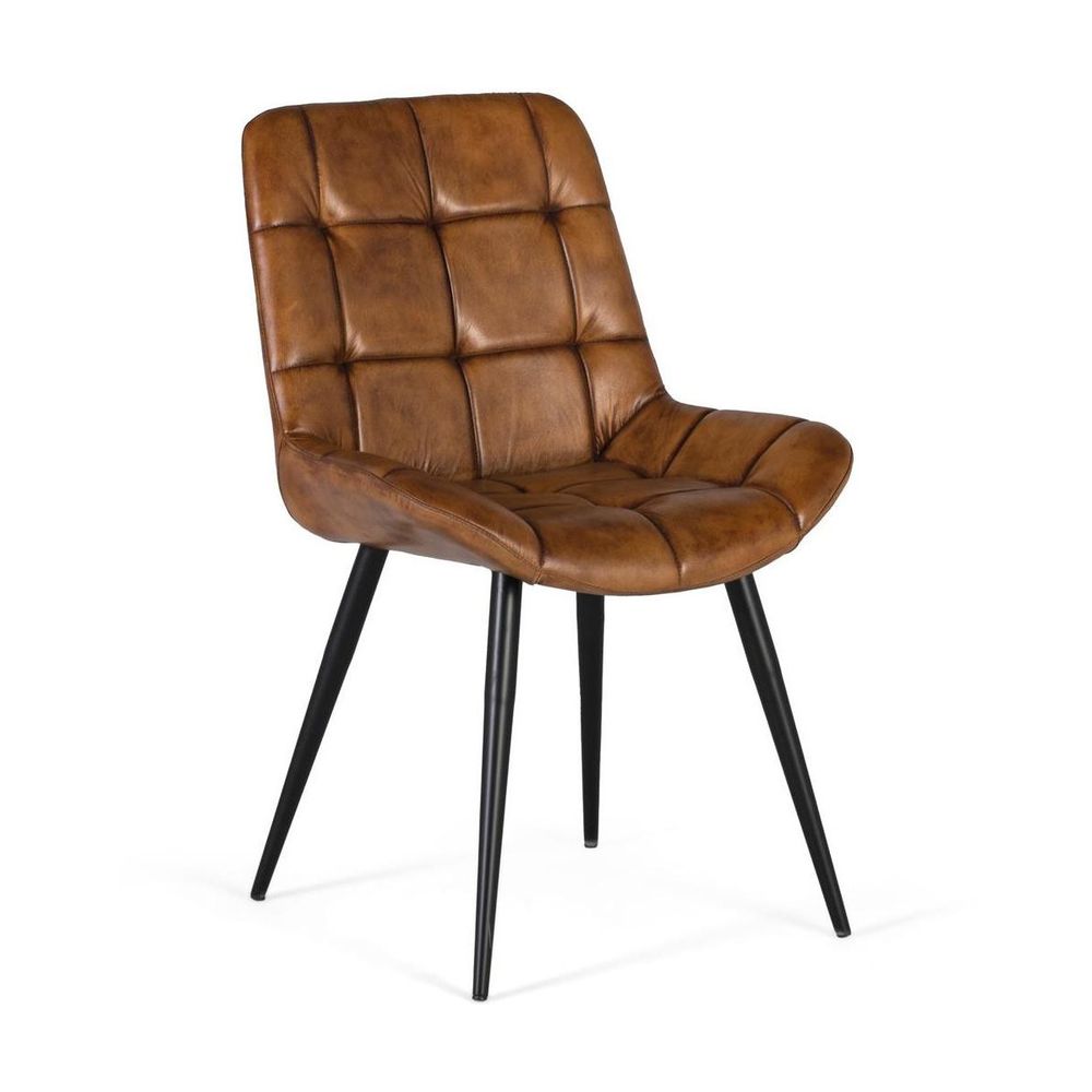 Fauteuil fer marron - décoration d'autrefois