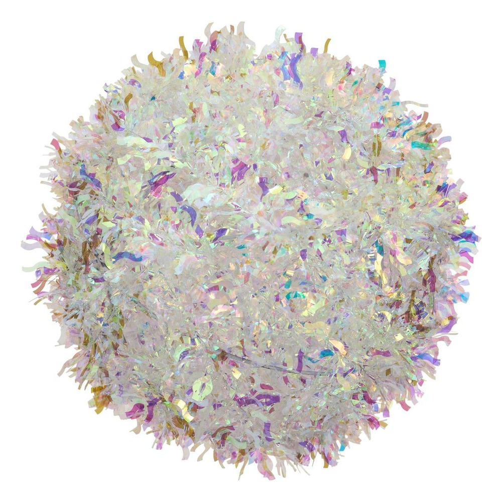 Boule holographique d.15cm blanc