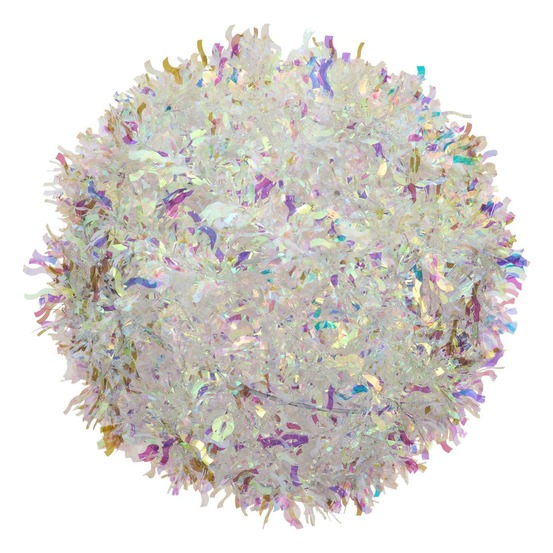 Boule holographique d.15cm blanc