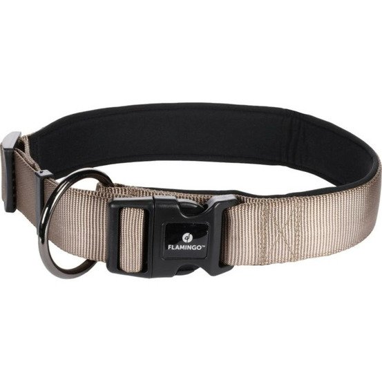 Collier abbi taupe xxl 65-70 cm pour chiens.