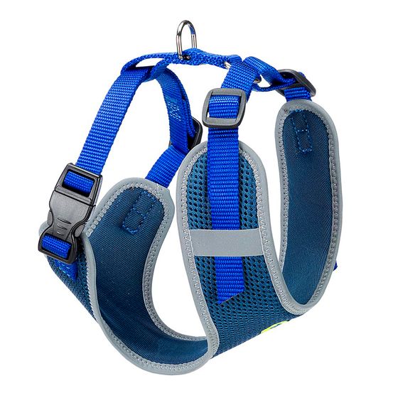 Ferplast harnais chien taille moyenne nikita m, harnais pour chien respirant, rembourré et ajustable, facile à porter, bords