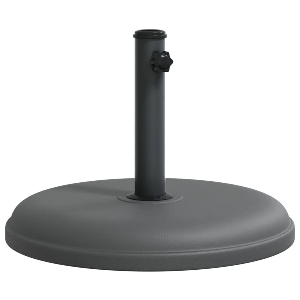 Base de parasol pour mâts ø32/35/38 mm 15 kg rond