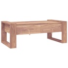 Table basse 110 x 60 x 40 cm bois de teck massif