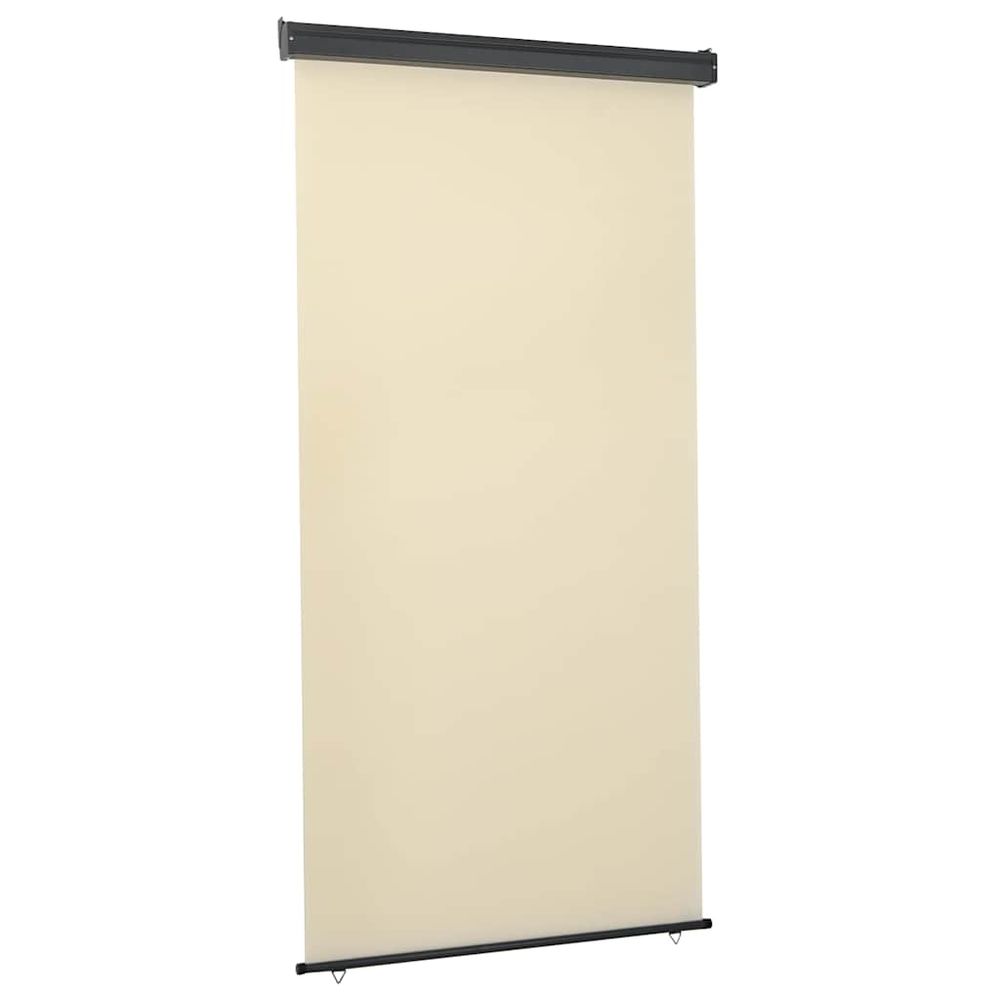 Auvent latéral de balcon 125x250 cm crème