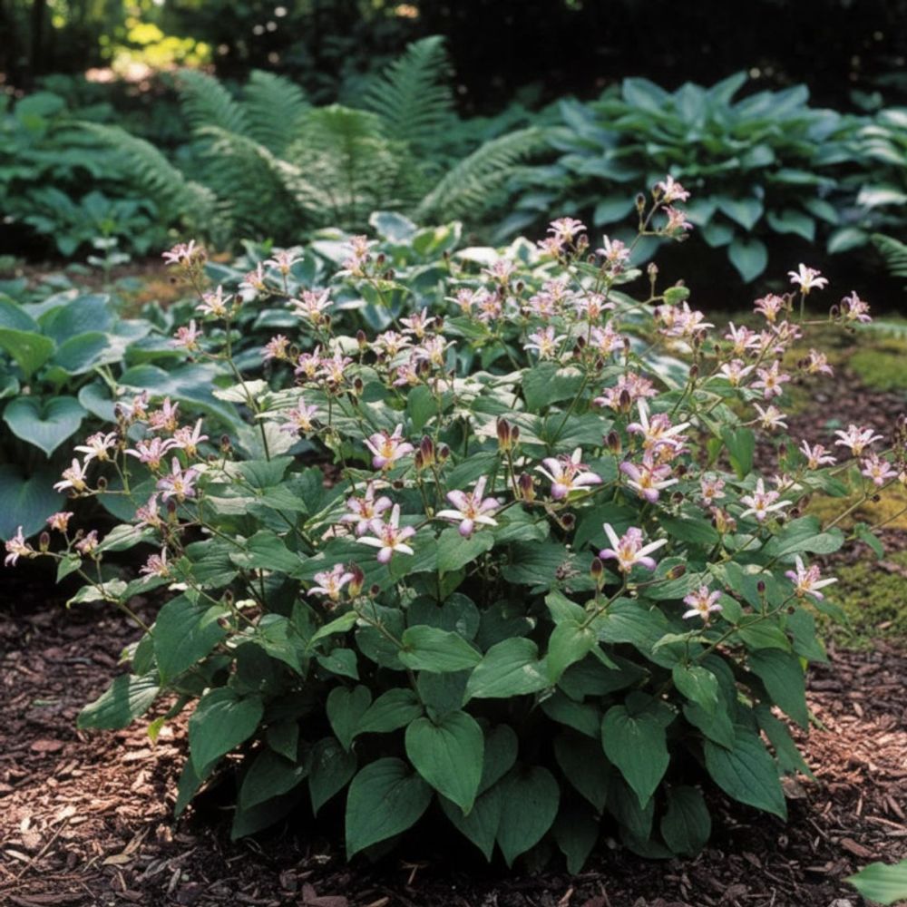 Lis orchidée tojen, tricyrtis lot de 9 godets