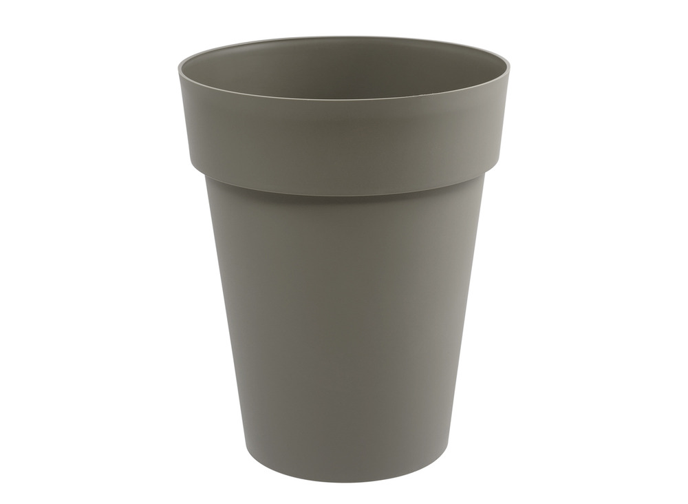 Pot de fleur rond toscane ø 44 x h. 53 cm - taupe