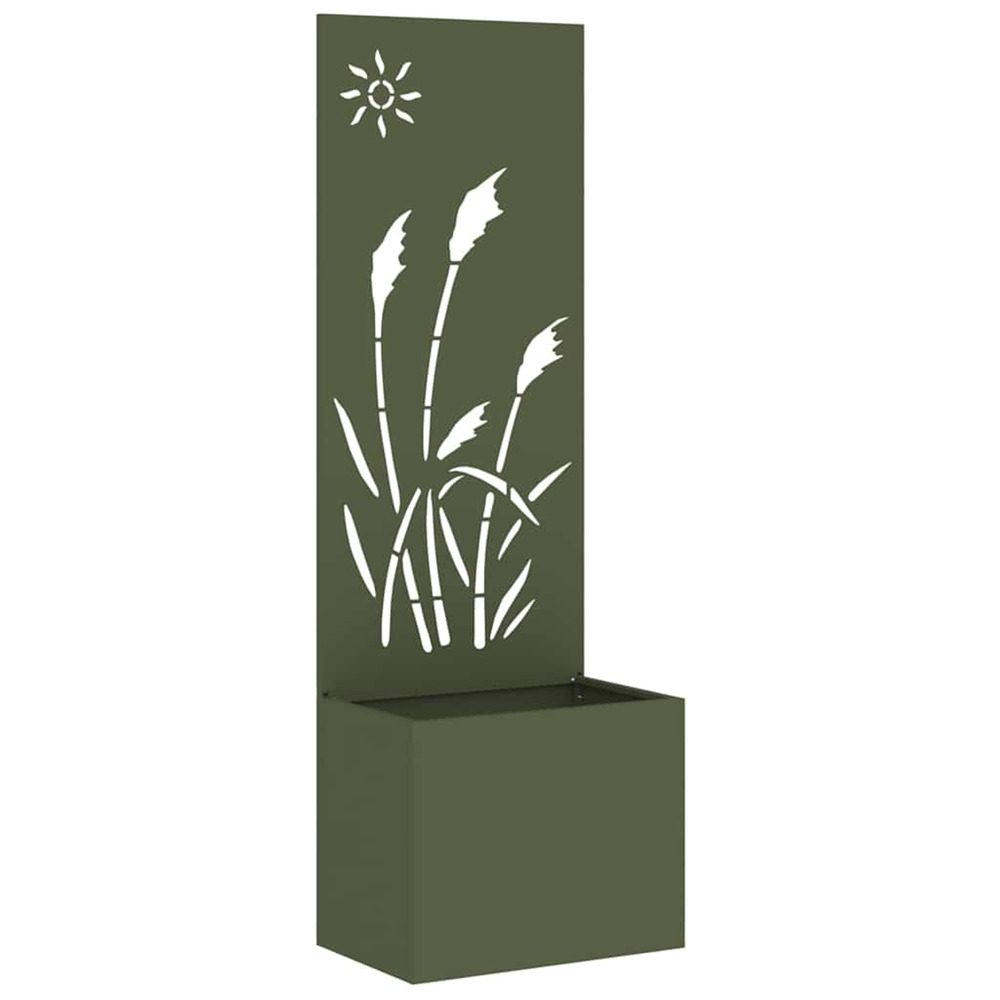 Écran de confidentialité de jardin vert olive 50 x 140 cm