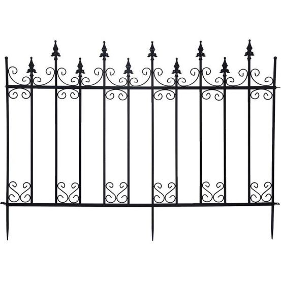 Bordure de jardin 156 x 2.2 x 117 cm volute
