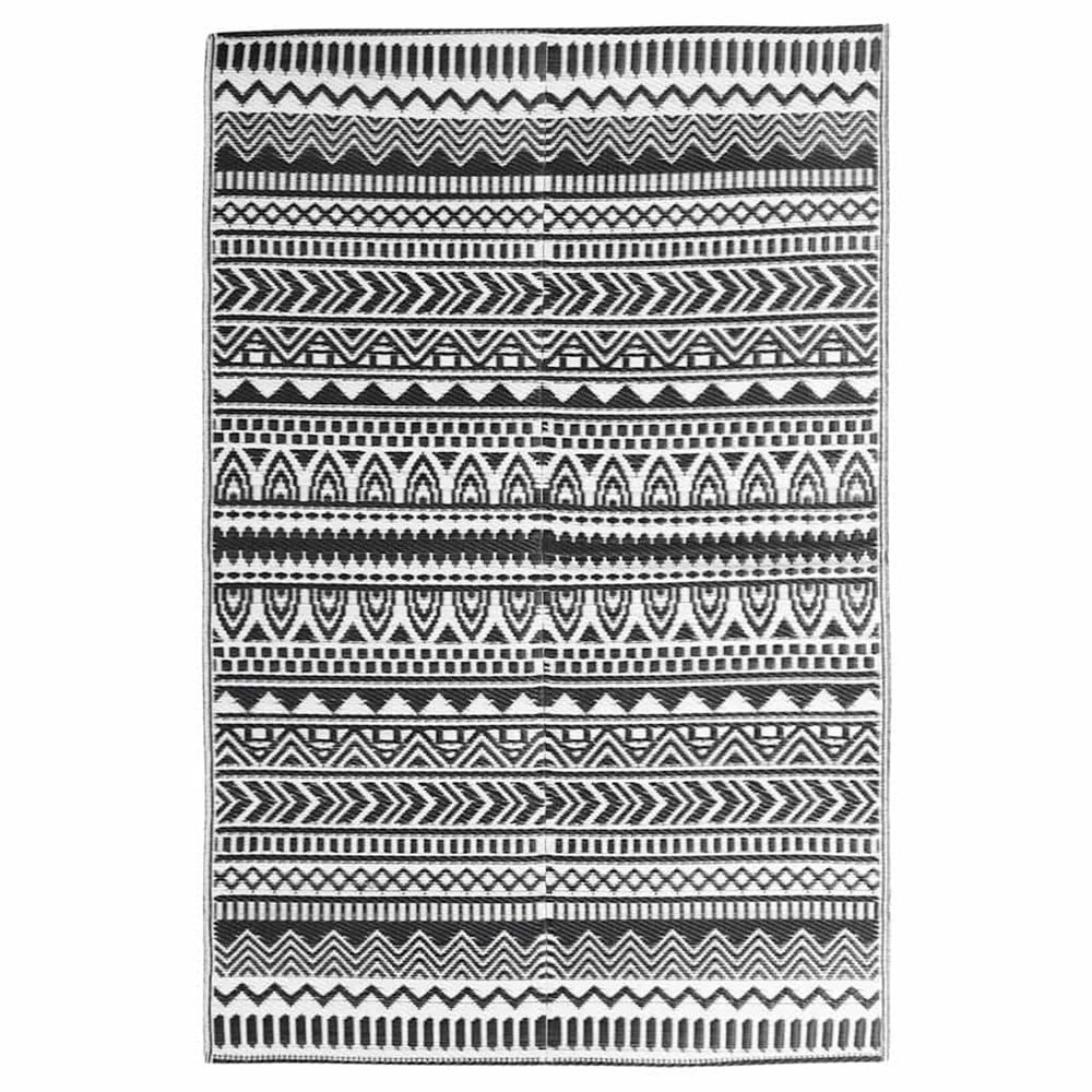 Tapis d'extérieur arakil noir 190x290 cm pp