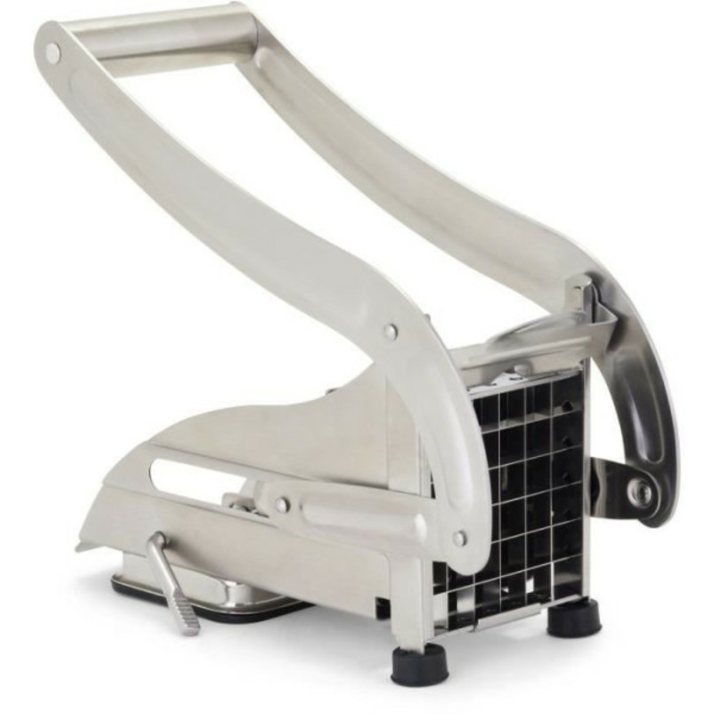 Coupe-frites - - men410 - acier inoxydable - 2 grilles - pieds antidérapants et ventouse - grilles compatible lave-vaisse