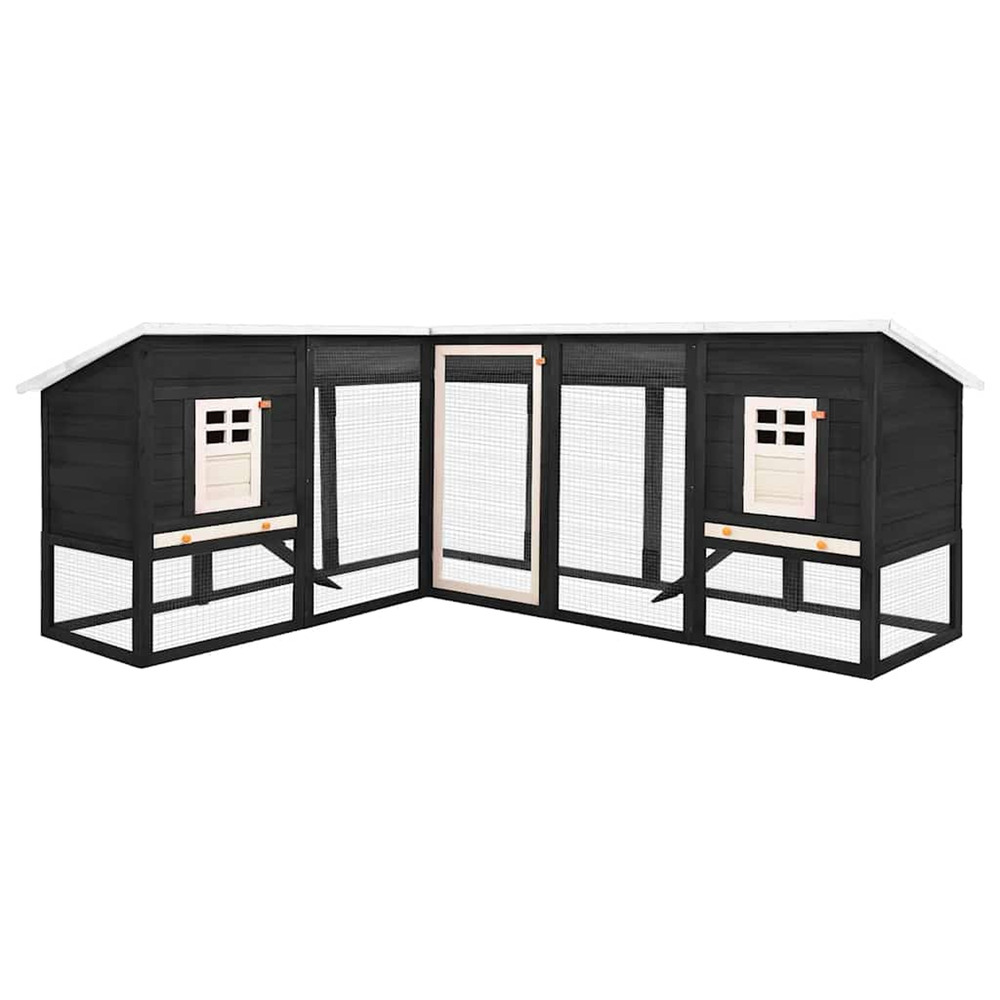 Clapier d'extÃ©rieur avec piste Gris et