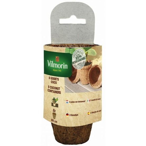 Godet coco rond - 6 cm (x8)