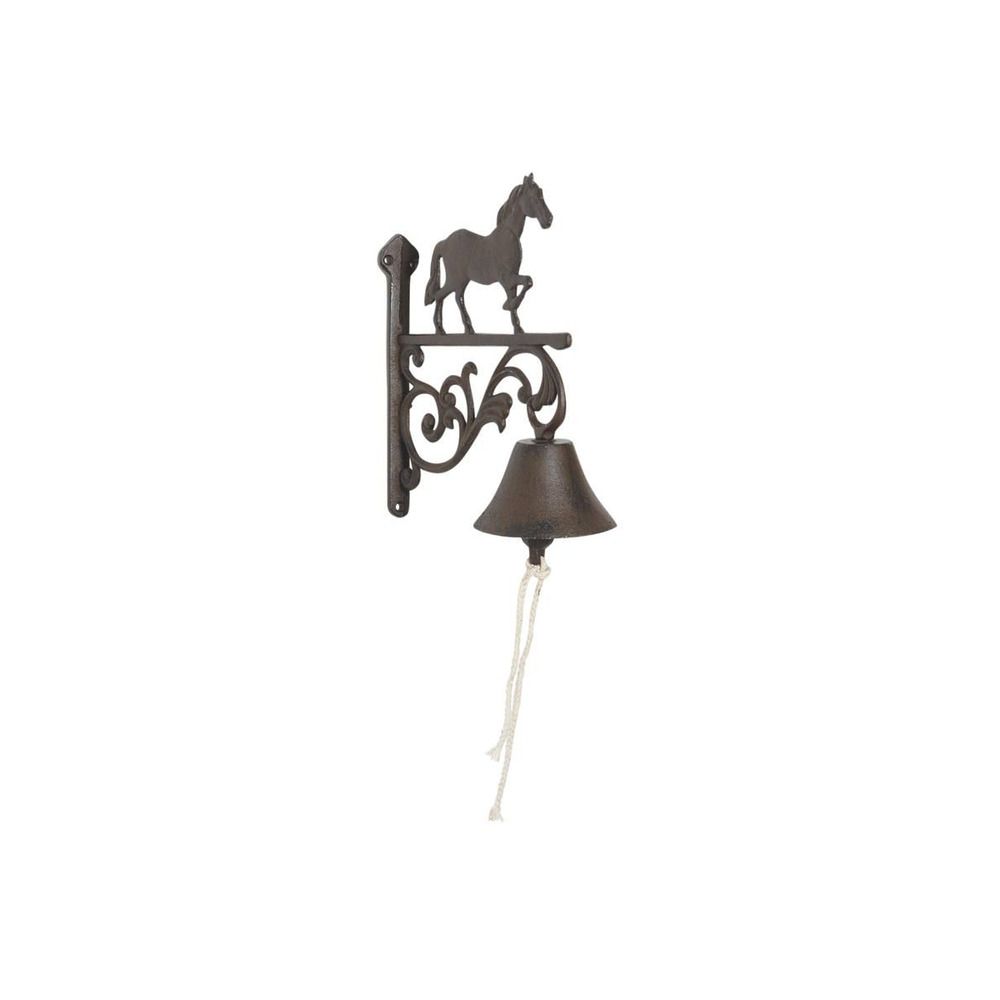 Cloche ancienne cheval en fonte