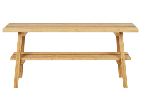 Saona - banc avec rangement - bambou naturel - 70 cm
