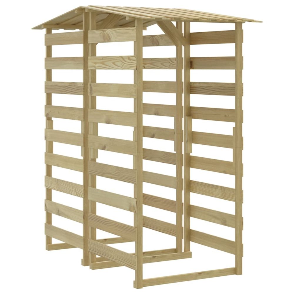 Pergolas avec toits 2 pcs 100x90x200 cm bois de pin imprégné