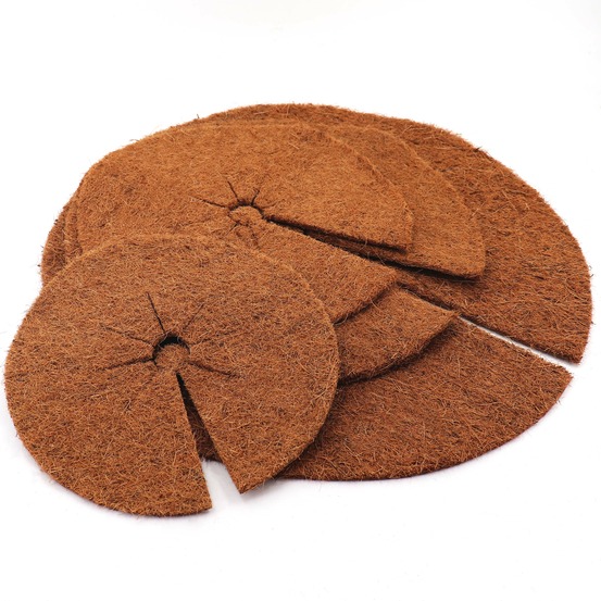 5 disques de paillis de noix de coco 60cm tapis en fibre de coco tapis de protection des plantes en fibre de coco