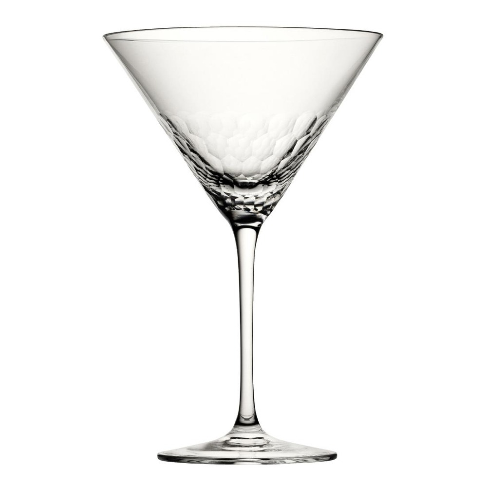 Verres à martini nid d'abeille raffles - lot de 6 - utopia