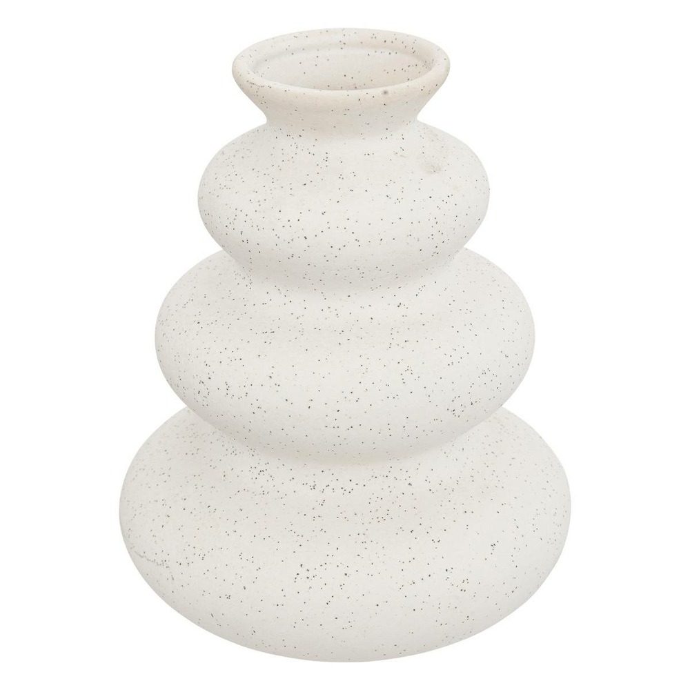 Vase en céramique h20cm blanc