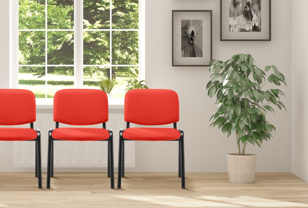 Chaise visiteur ken tissu