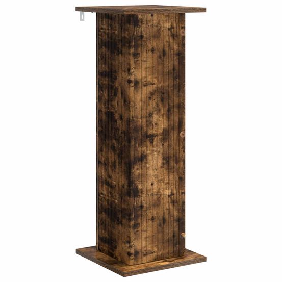 Support de plante chêne fumé 30,5 x 30 x 80,5 cm