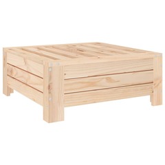 Couvercle de base de parasol bois massif de pin