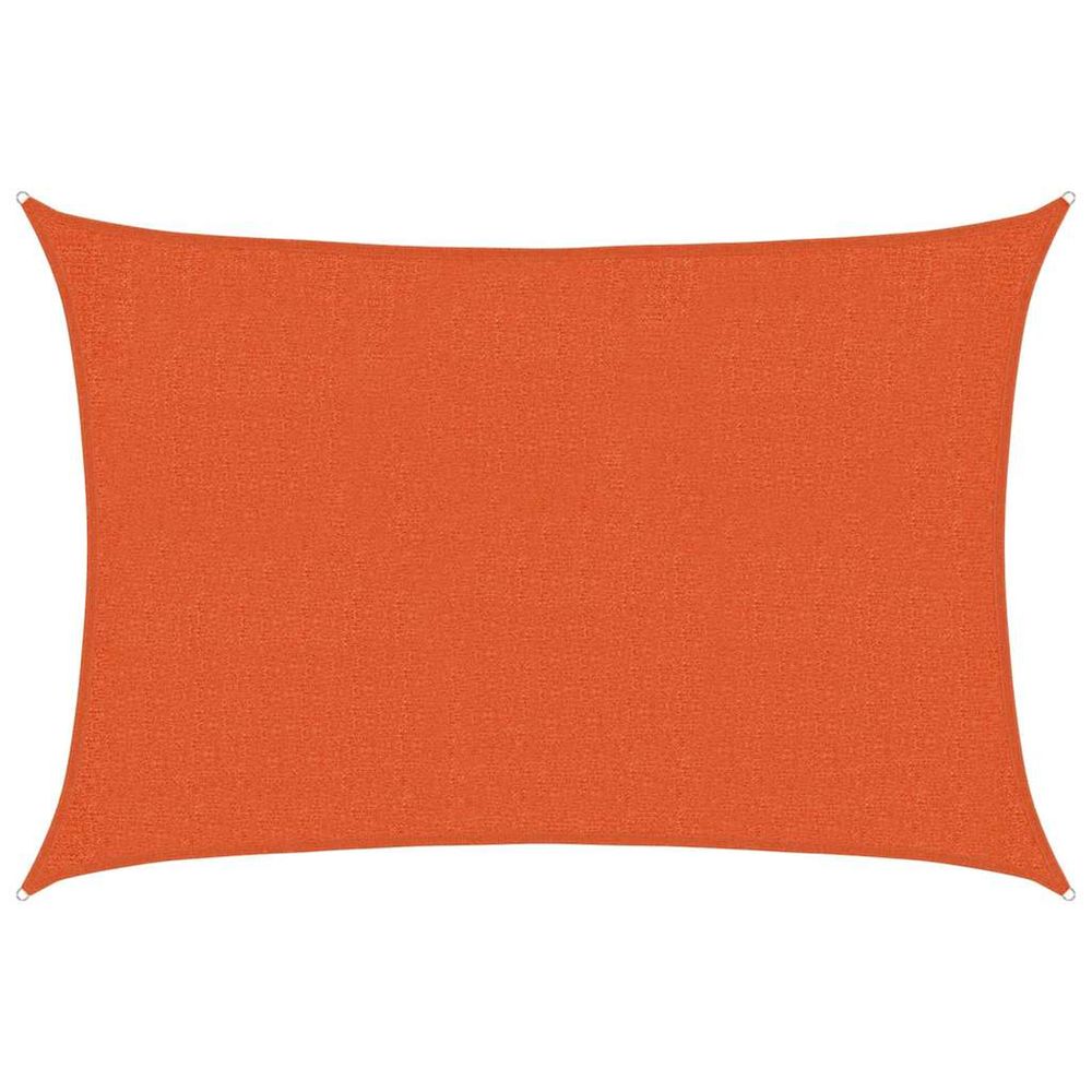 Voile d'ombrage 160 g/m² orange 2x2,5 m pehd