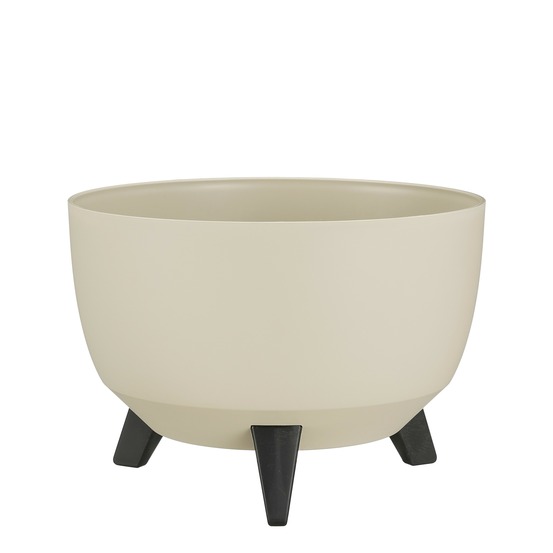 Mica decorations doppio support plante - 18,5 x ø33 cm - jardiniere exterieur grande taille - jardiniere sur pieds - plastique