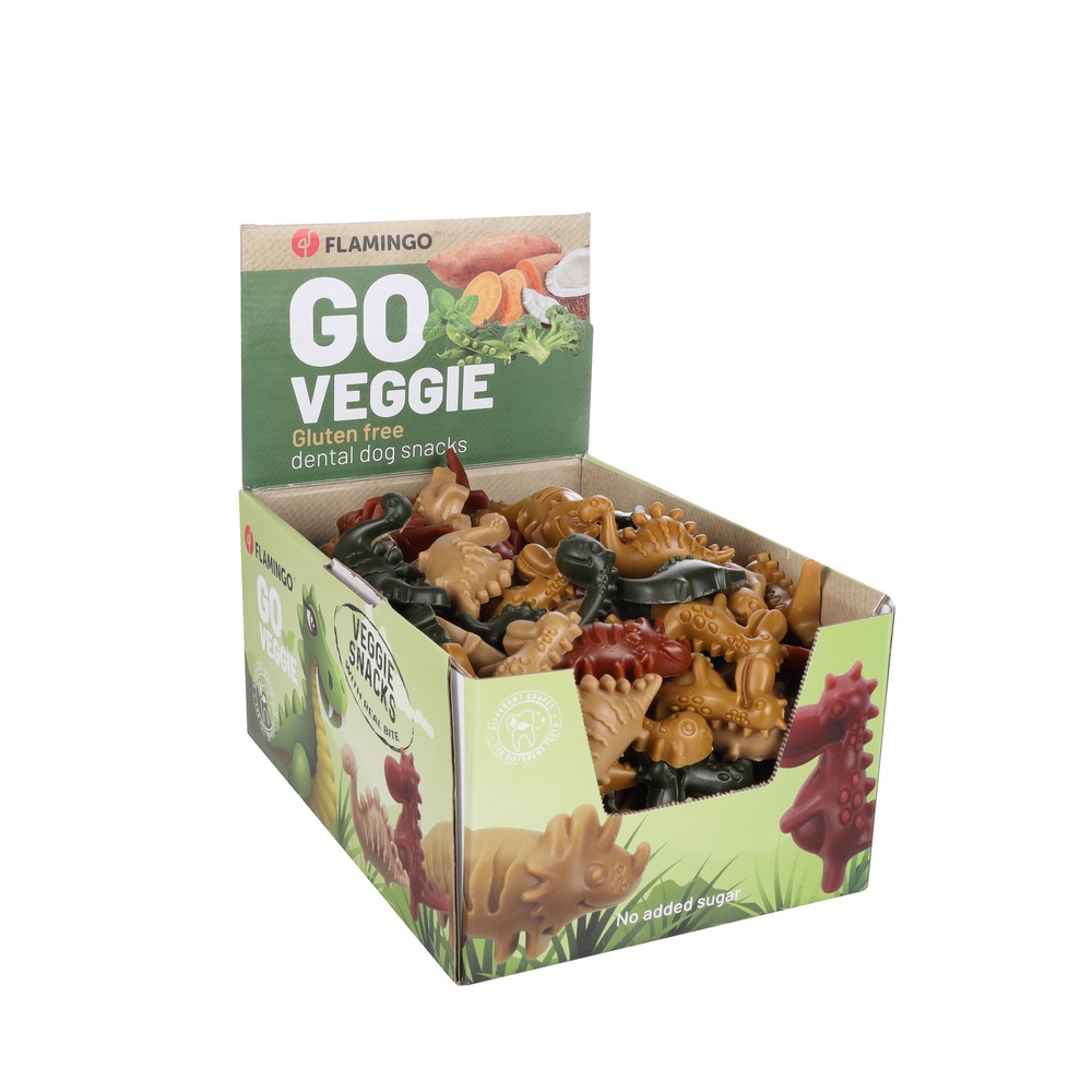 Lot de friandises veggies pour chien dino mix