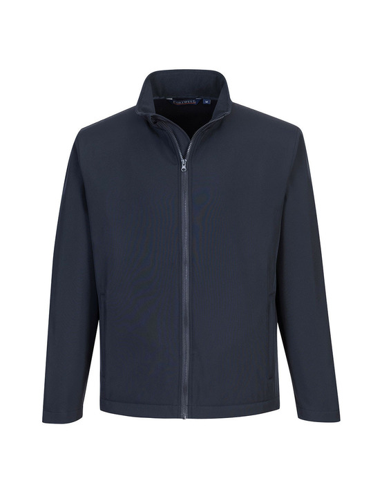 Softshell homme print & promo (2 couches) couleur : marine taille xl - portwest