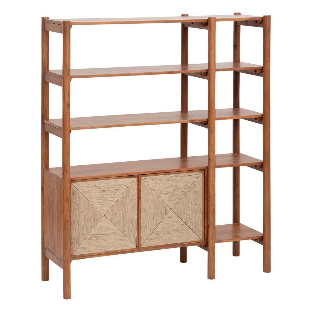 Bibliothèque 2 portes apala 124x150cm bois