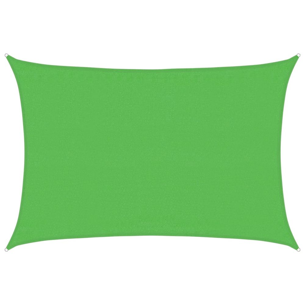 Voile d'ombrage 160 g/m² vert clair 3,5x5 m pehd