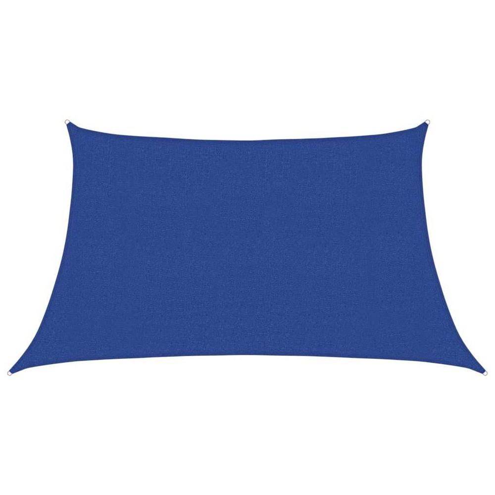 Voile d'ombrage 160 g/m² bleu 3/4x2 m pehd