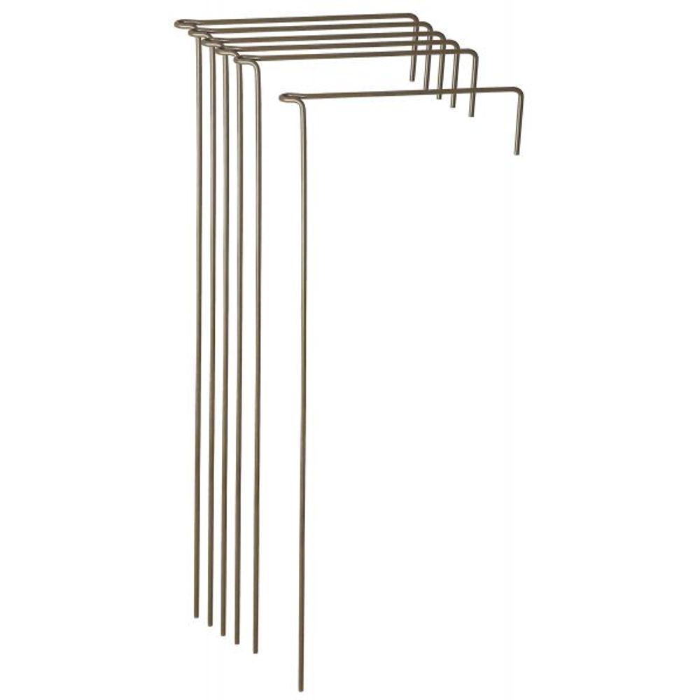 Support à plantes en acier (lot de 6) 60 cm