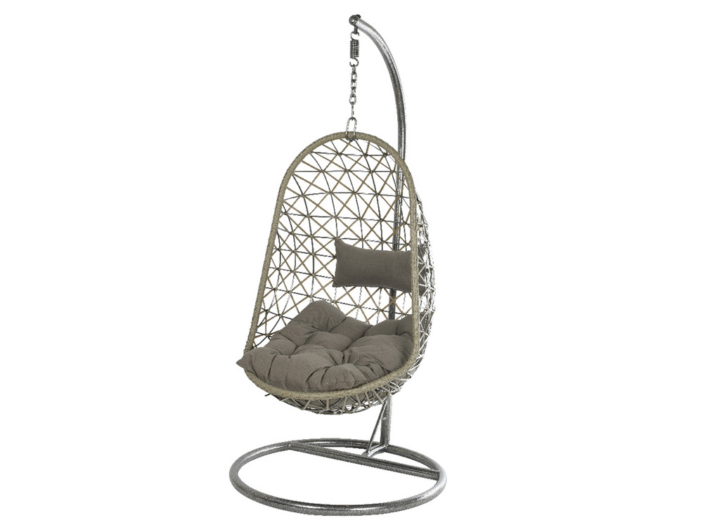 Fauteuil suspendu bologna gris
