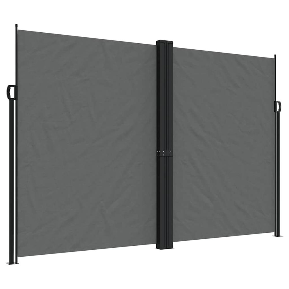 Auvent latéral rétractable anthracite 220x1200 cm