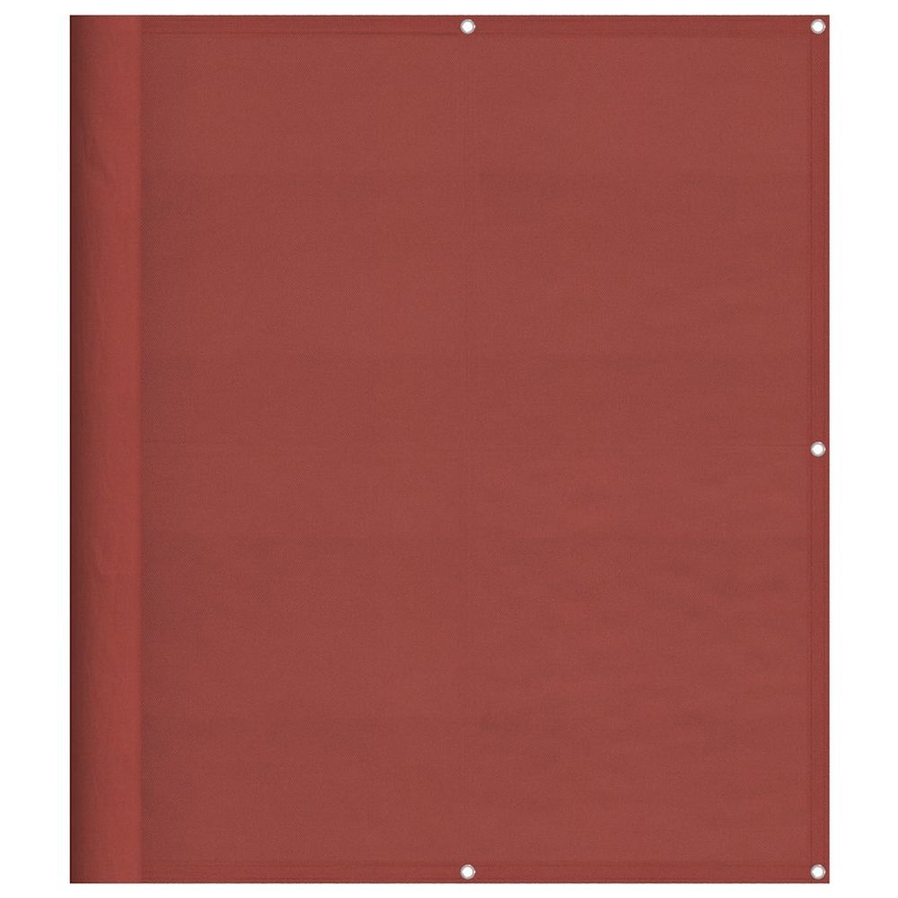 Paravent de balcon couleur terre cuite 120x800cm 100% polyester